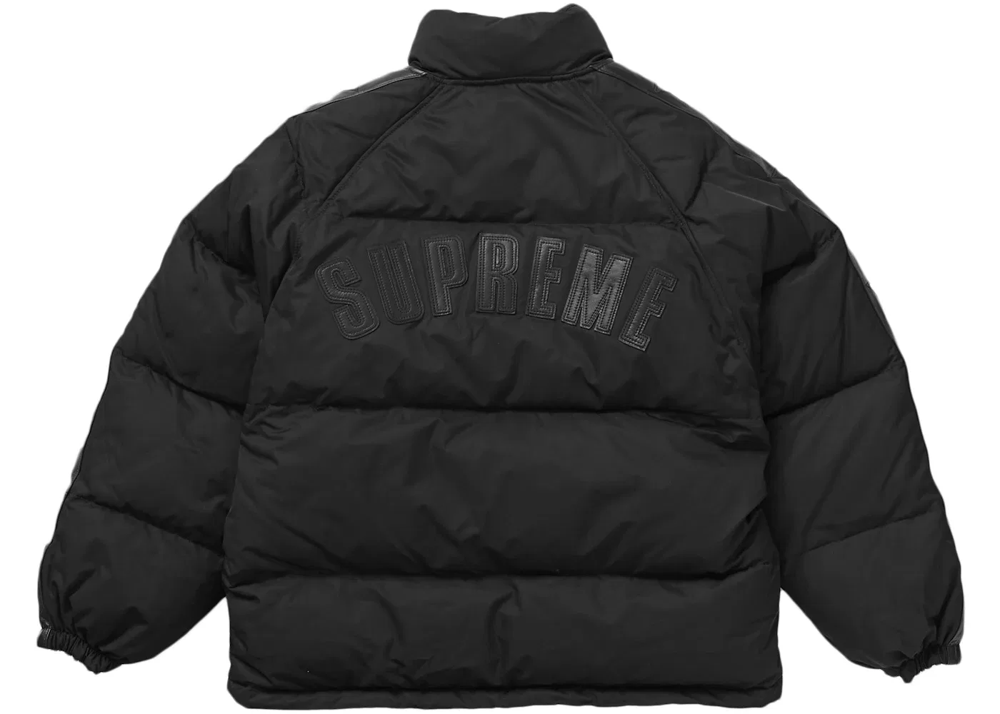 Мужская куртка-пуховик с длинным рукавом Supreme Star Sleeve Down Puffer Jacket, Black — фото 3