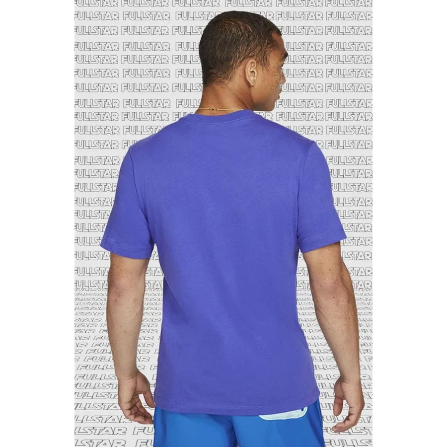 Футболка с коротким рукавом и принтом High Summer Graphic Purple Mor Nike, Фиолетовый — фото 2