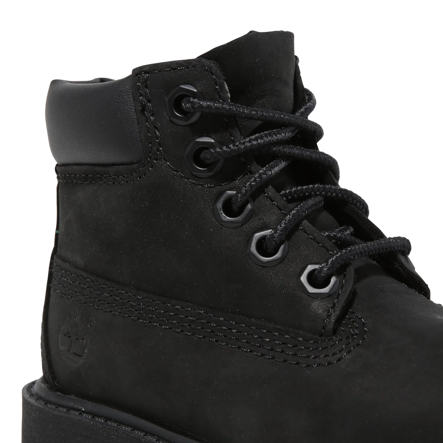 Детские ботинки для мальчиков с закрытым носком 6 Inch Premium Waterproof Timberland, Black New 2024 — фото 2