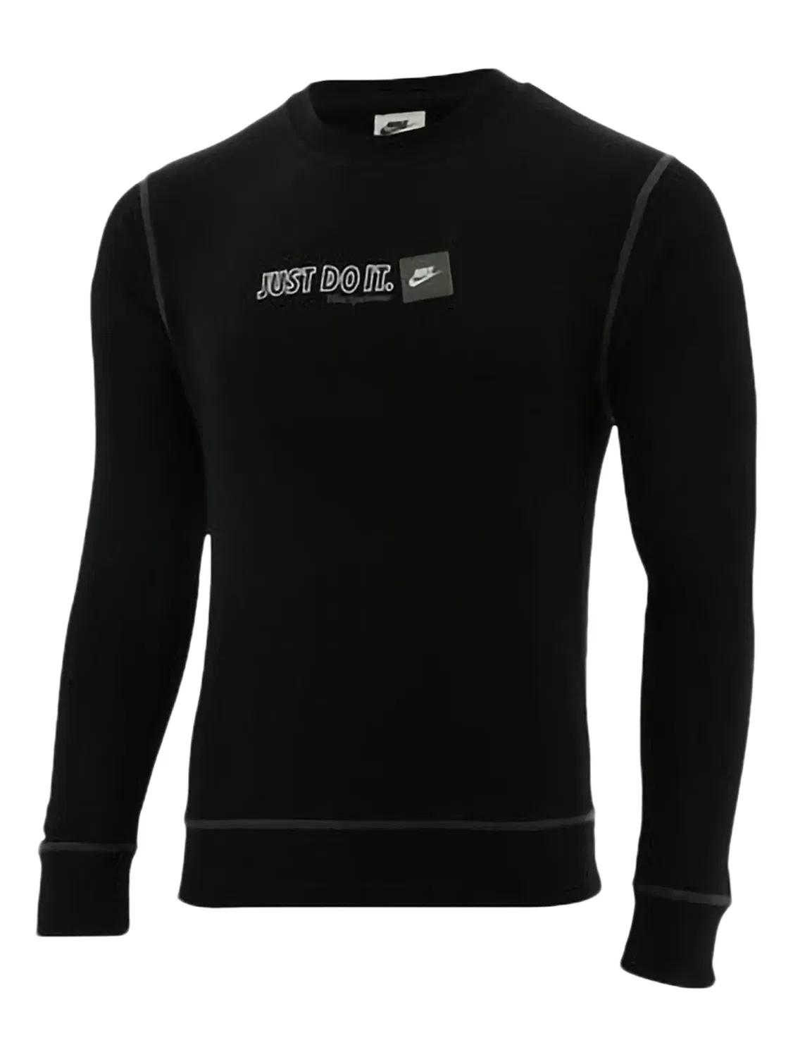 Толстовка Just Do It Black/White Nike, черный