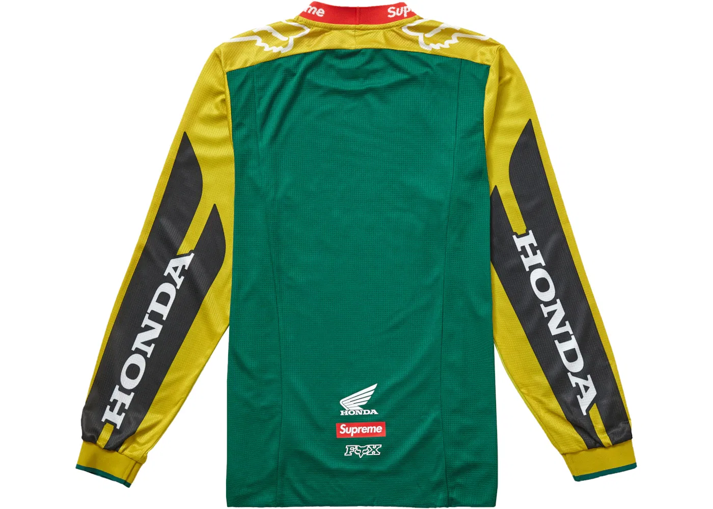 Мужской мото-джерси с принтом Supreme Honda Fox Racing Moto Jersey Top, моховой — фото 2
