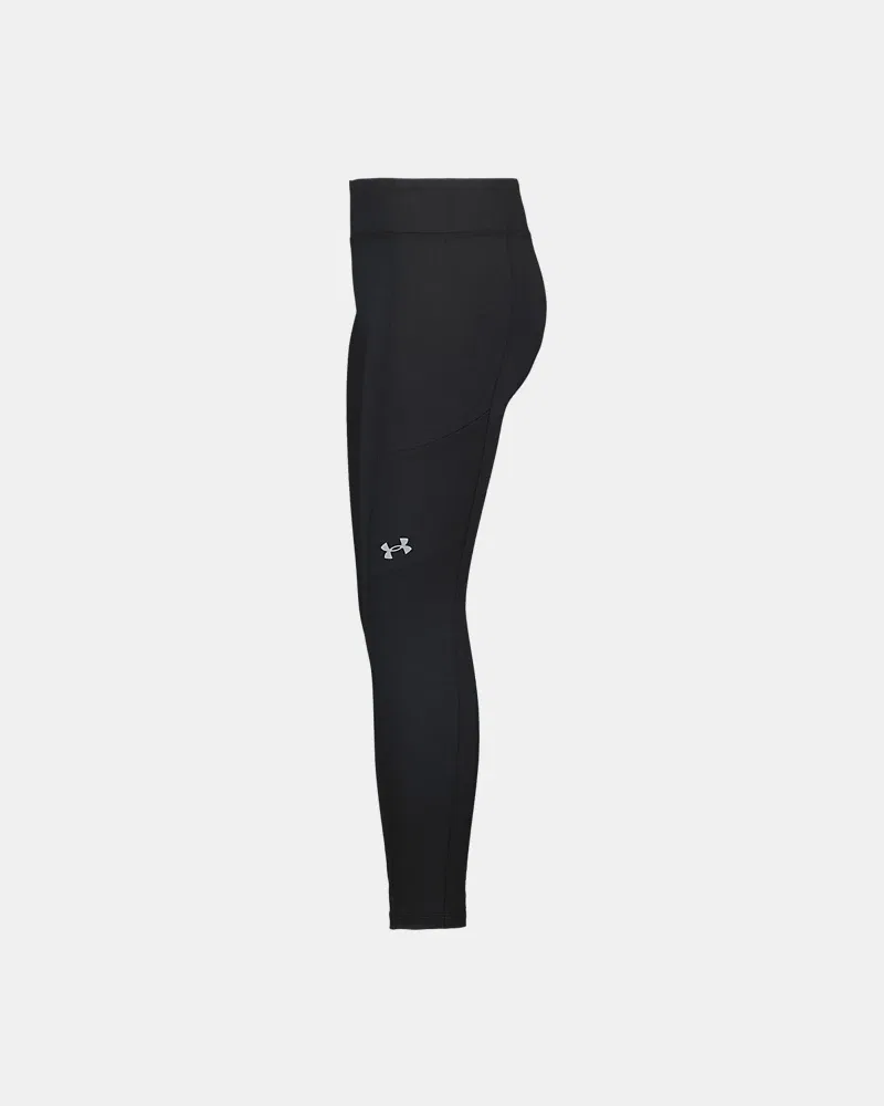 Леггинсы-карго детские с карманами и внутренним швом 63,5 см UA Heavy Twist UnderArmour, Black/Steel — фото 4