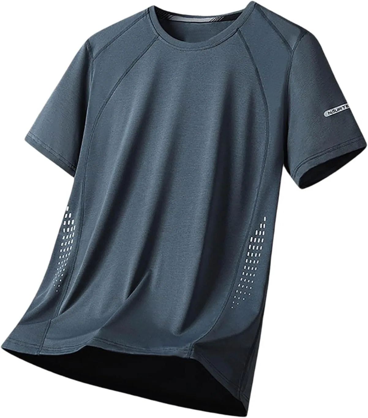 Мужская футболка с круглым вырезом Regular Fit, Grey — фото 3