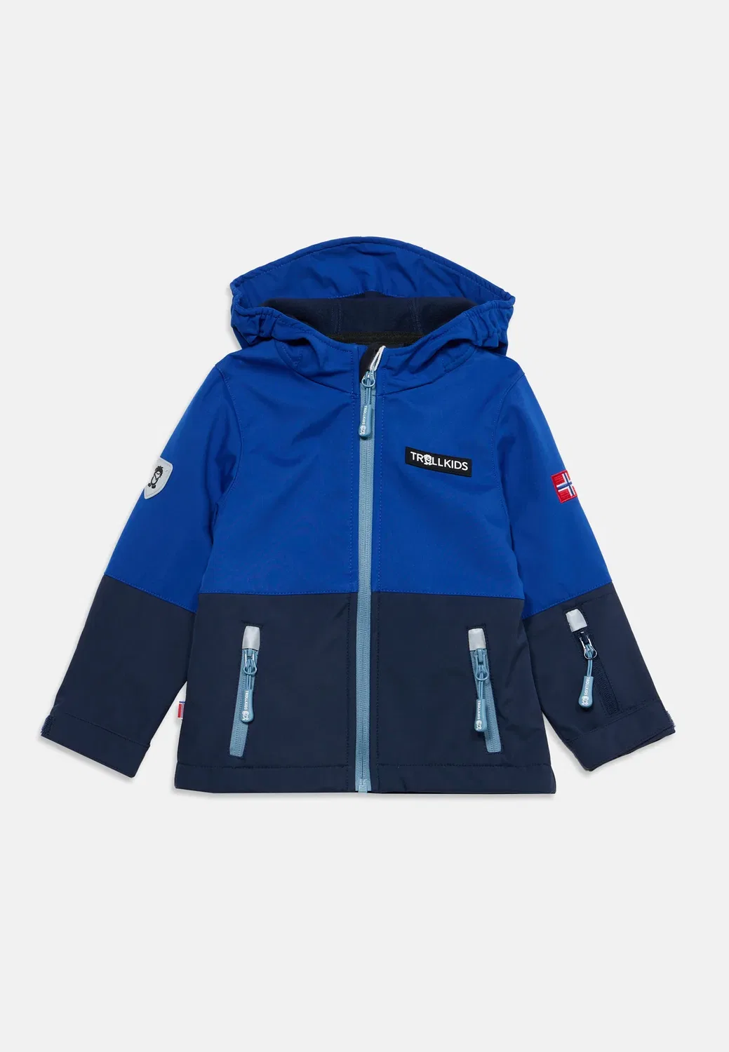 Skjorta unsex - куртка из мягкой оболочки Trollkids, Royal Blue/Navy — фото 2