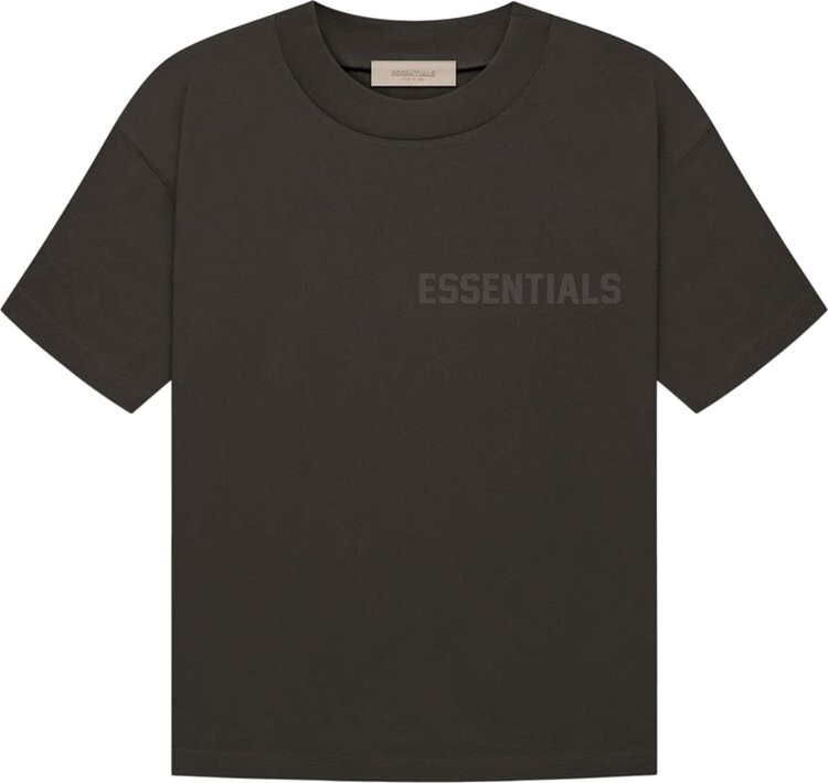

Футболка Fear of God Essentials Short-Sleeve Tee 'Off Black', черный
