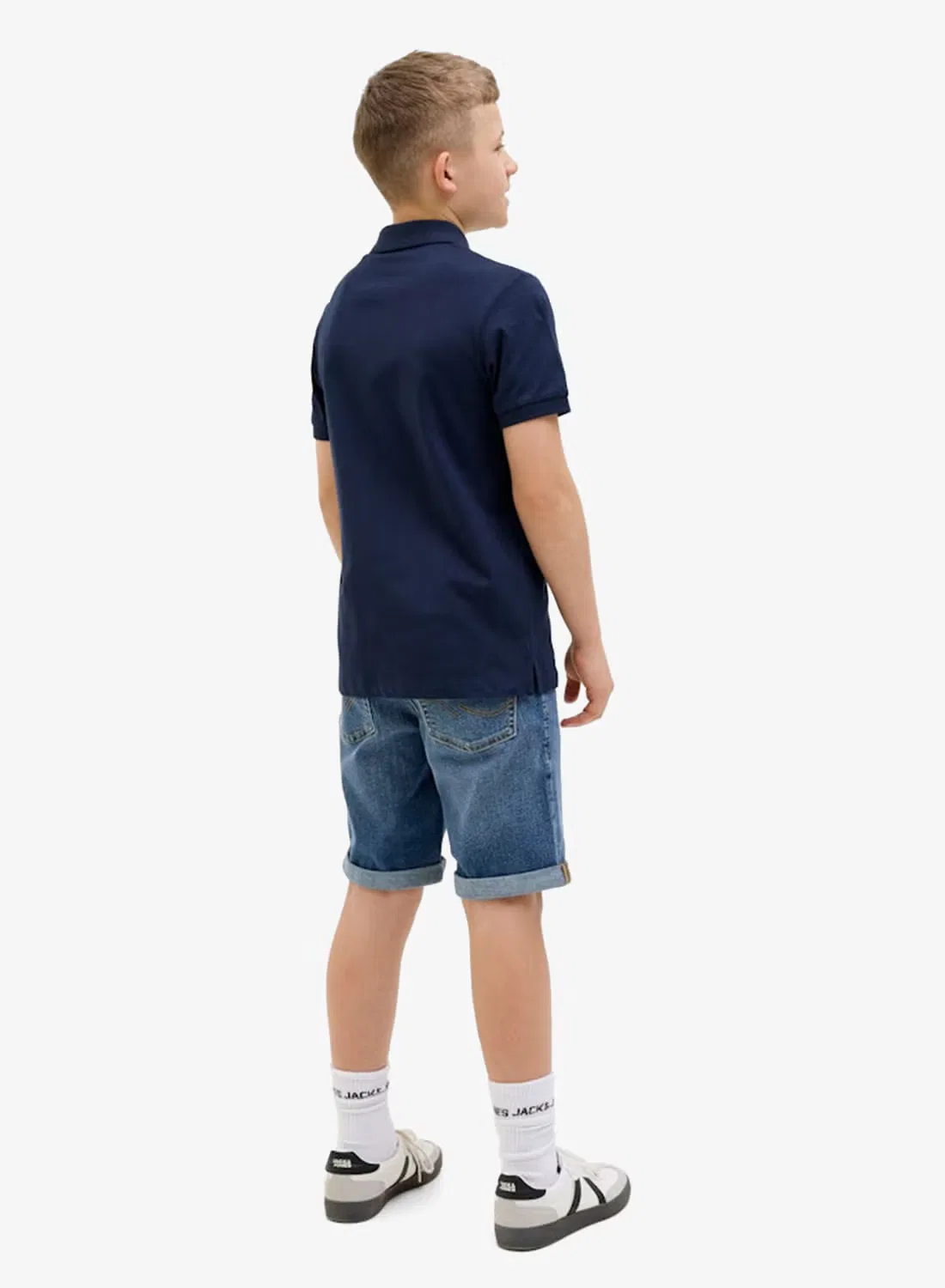 Шорты джинсовые детские Rick Jack & Jones Junior, синий — фото 2