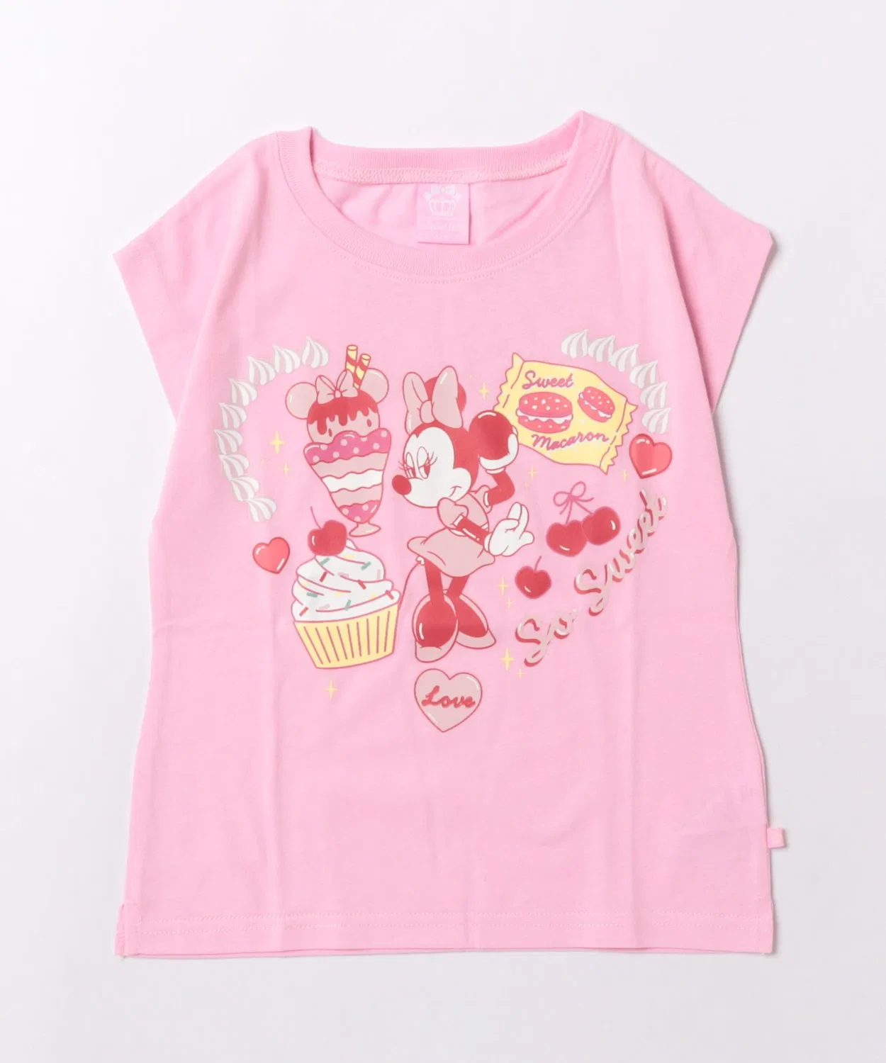 Детская футболка с коротким рукавом с принтом Disney BABYDOLL, Off White — фото 2