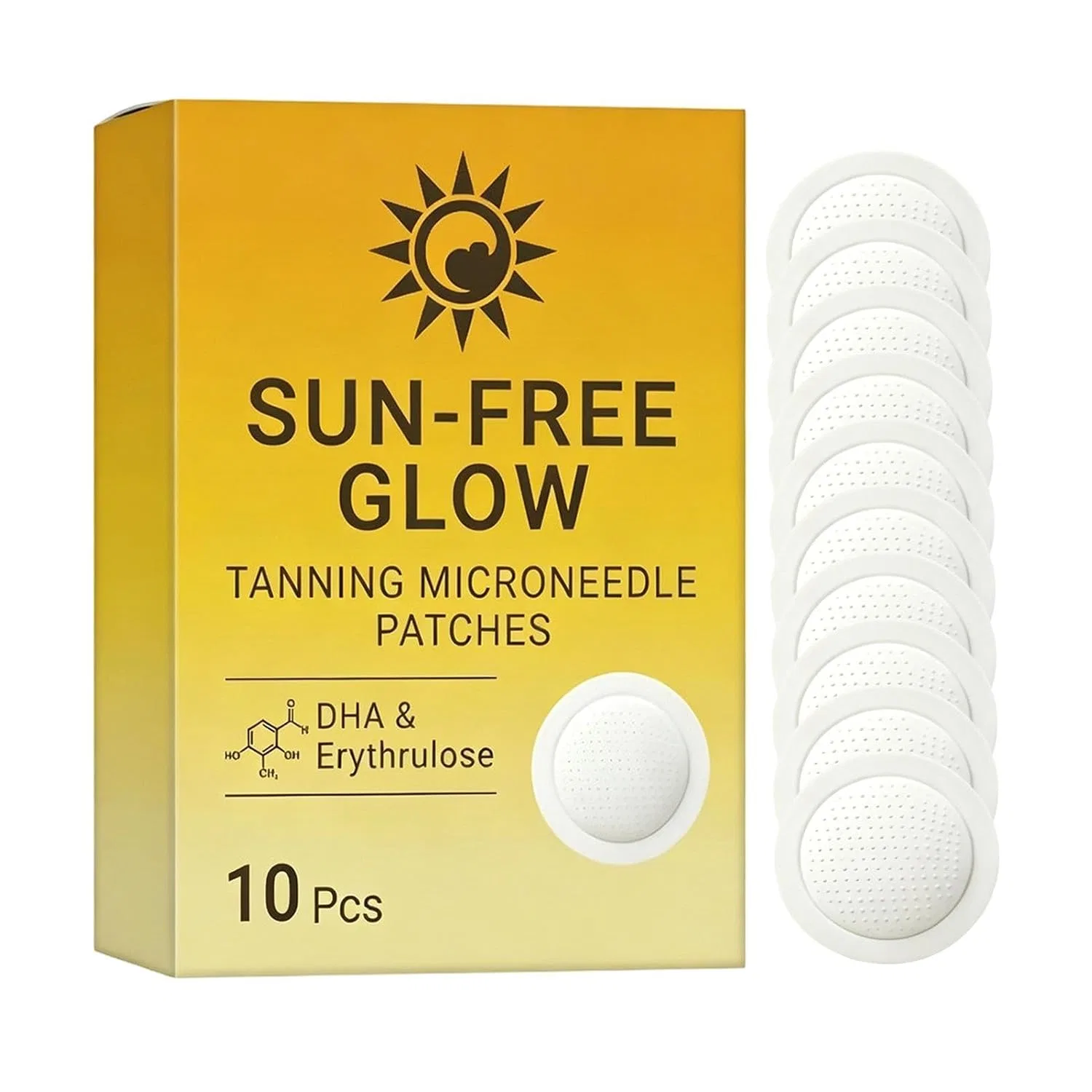 Самозагорающиеся патчи для тела Sun Patch, 10 шт Generisch