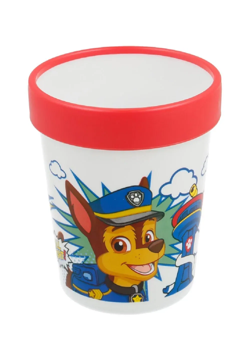 Набор посуды детский 3 предмета тарелка чашка и миска Paw Patrol, красный — фото 4