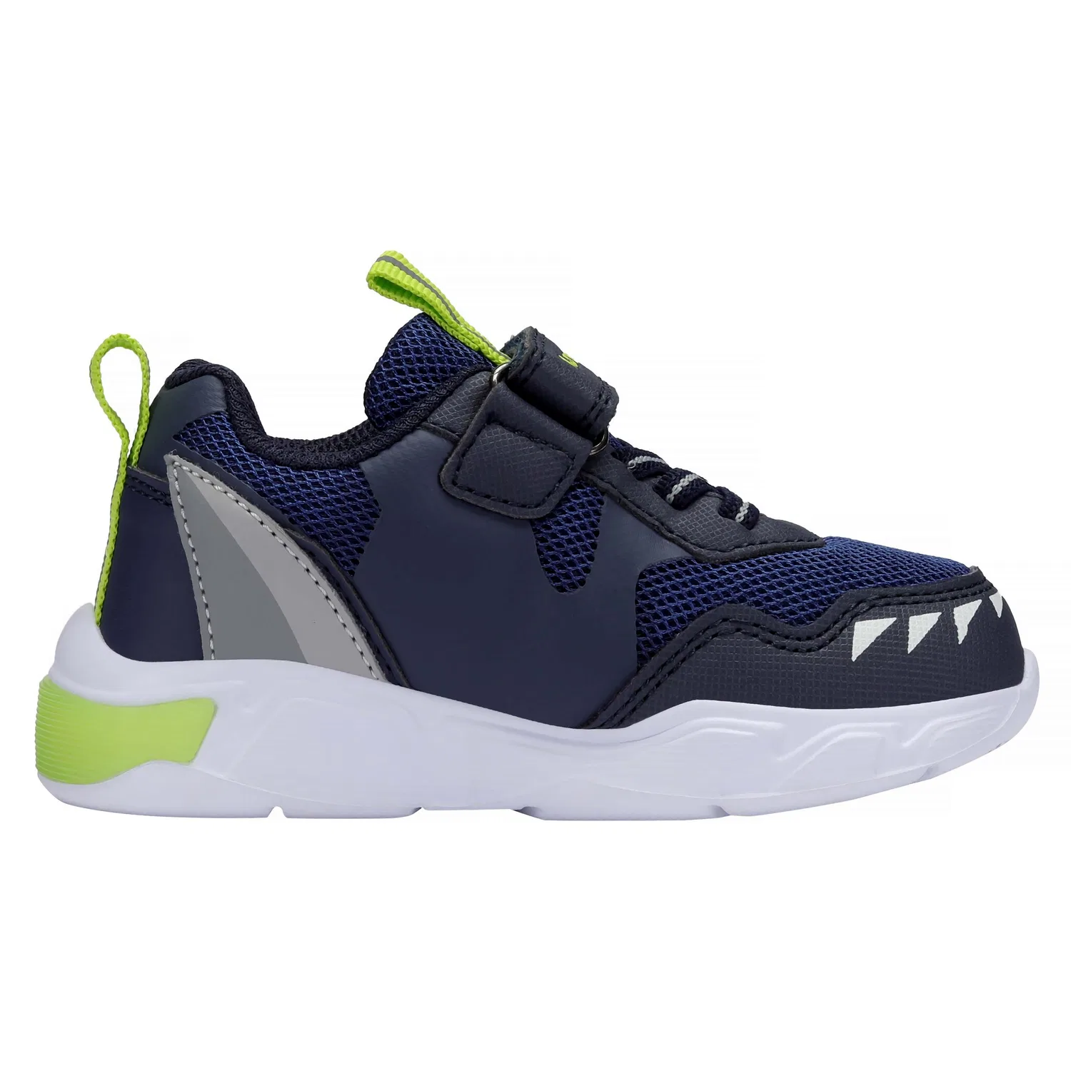 Детские кроссовки со световыми эффектами KangaROOS, Dark Navy/Lime — фото 3
