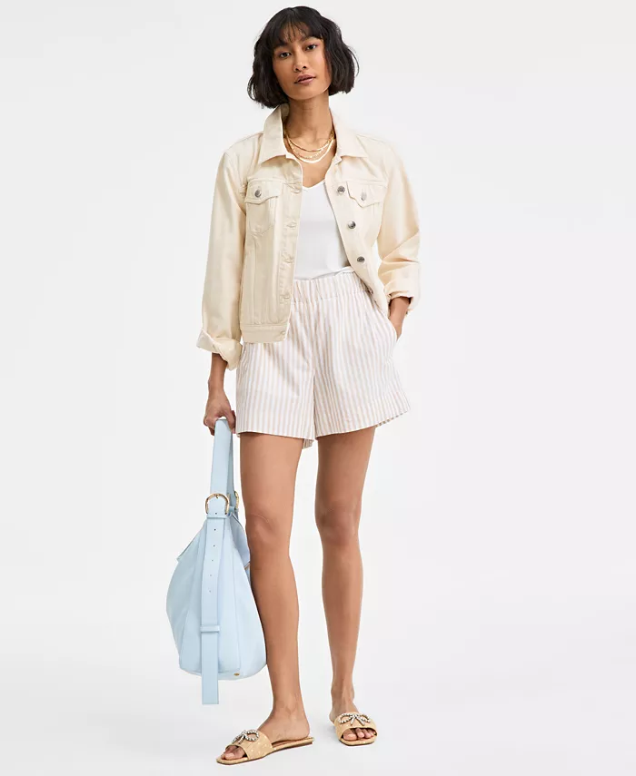 

Женские шорты Fantastic Stripe на резинке On 34th, коричневый