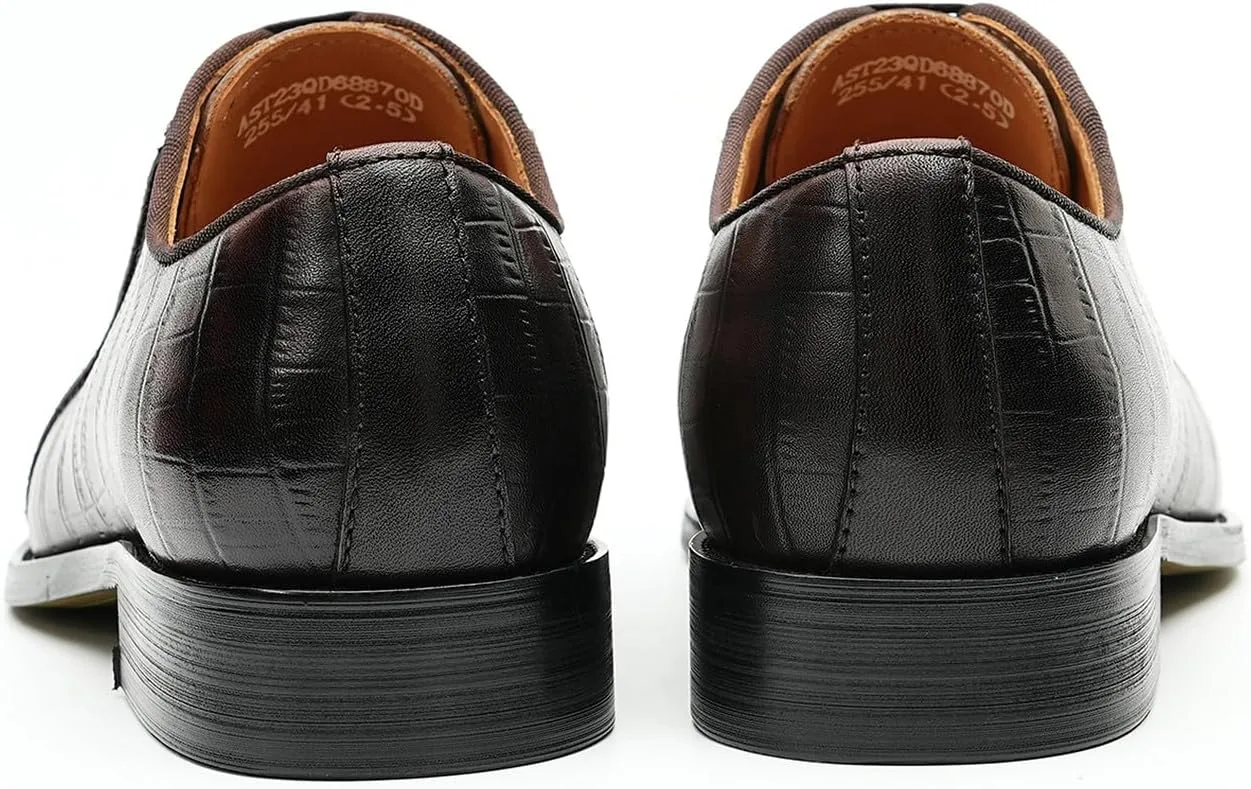 

Мужские оксфорды Santimon, официальные кожаные дерби, модные деловые туфли для выпускного, клетчатые, смокинговые, свадебные и повседневные прогулочные дерби для мужчин