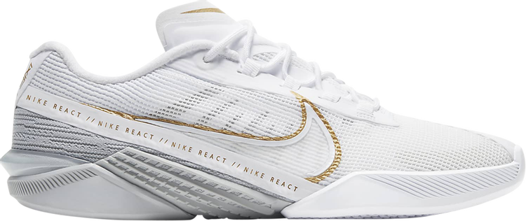 

Кроссовки Nike Wmns React Metcon Turbo 'White Metallic Gold', белый