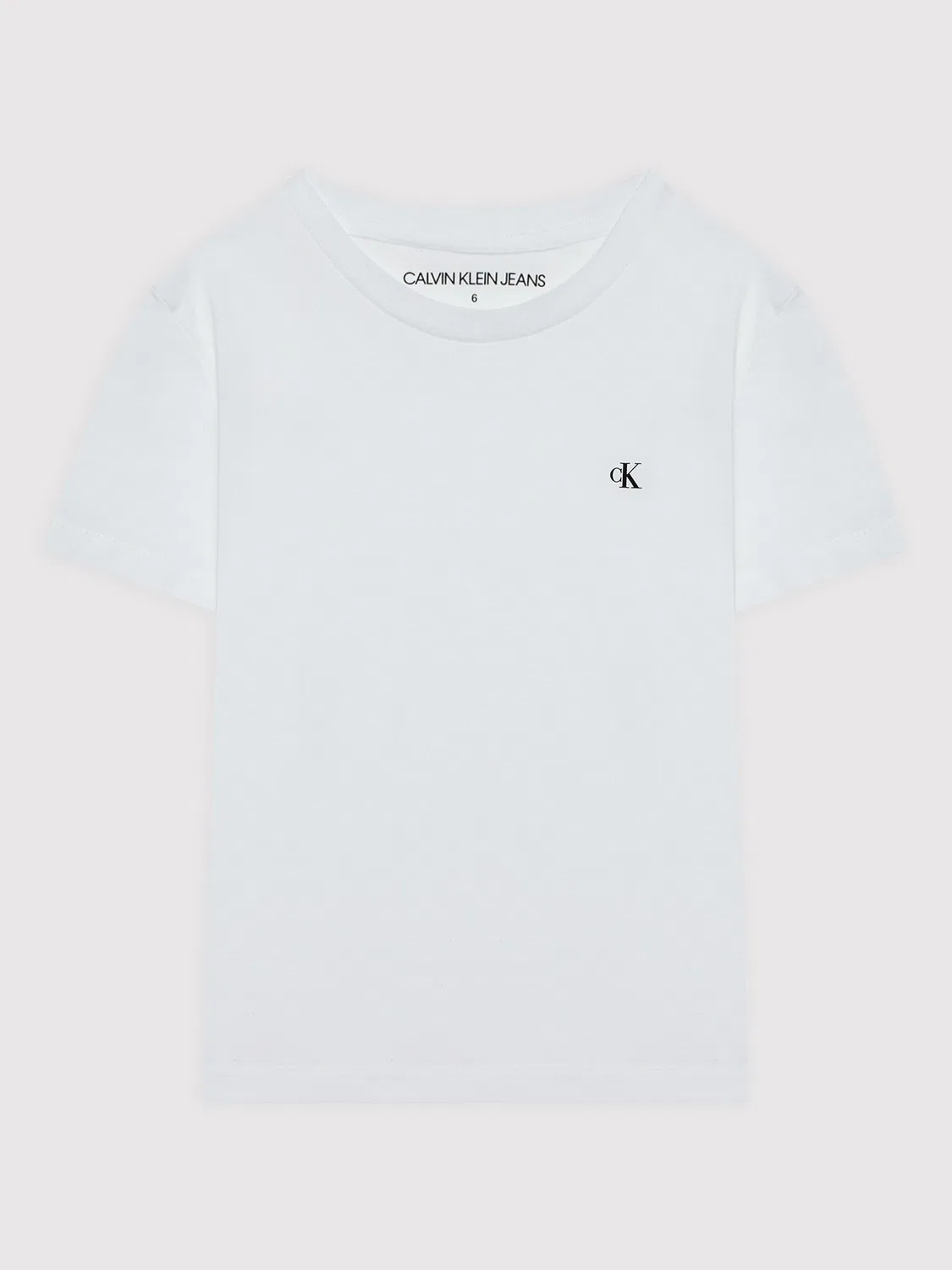 Комплект из футболок стандартного кроя для мальчика Monogram Calvin Klein Jeans, белый — фото 4