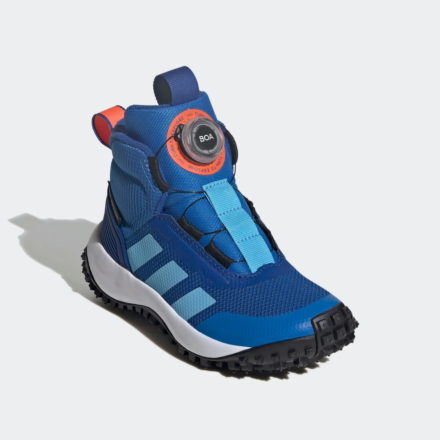 Детские полувысокие кроссовки с системой BOA Fortatrail Adidas Sportswear, Bright Royal/Semi Blue Burst/Royal Blue