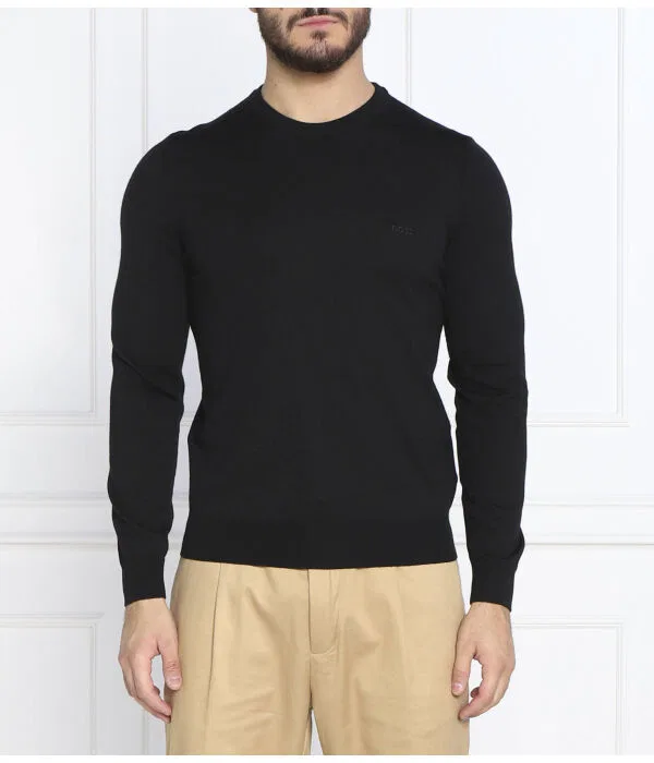 Мужской джемпер Regular Fit Botto-L BOSS, черный