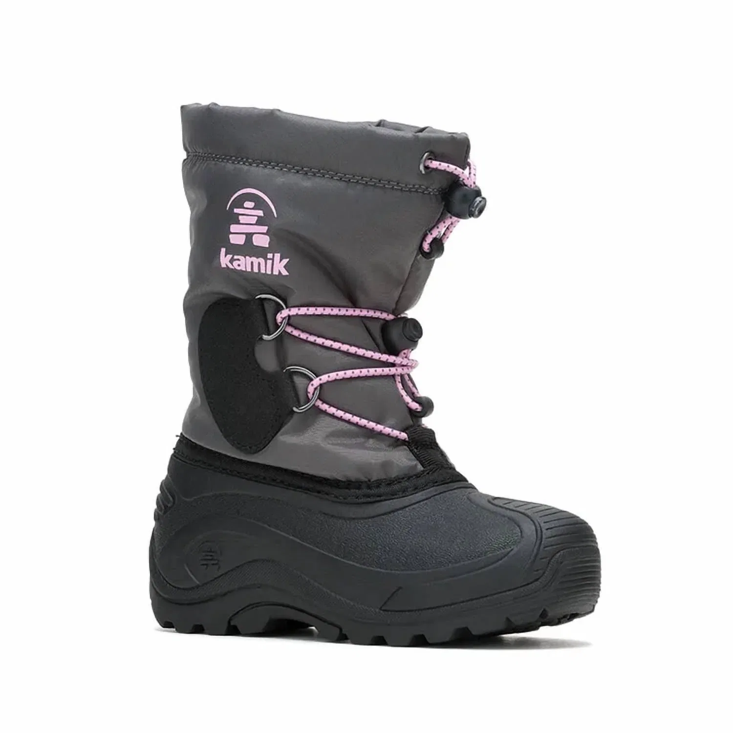 Детские зимние сапоги для девочек на плоском ходу Snow Angel Kamik, Grey/Purple