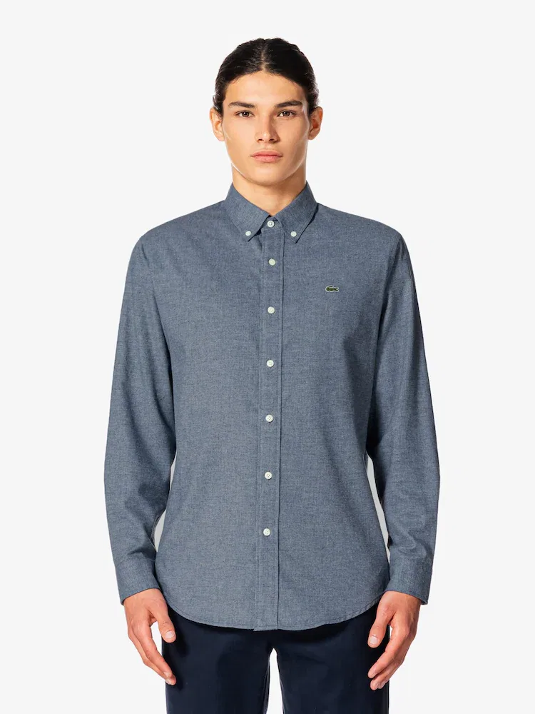 Рубашка с длинным рукавом фланелевая клетка LACOSTE