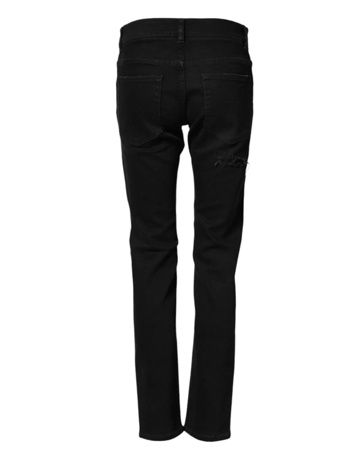 Мужские джинсы-скинни с потертостями Skinny Jeans Dolce & Gabbana, черный — фото 3