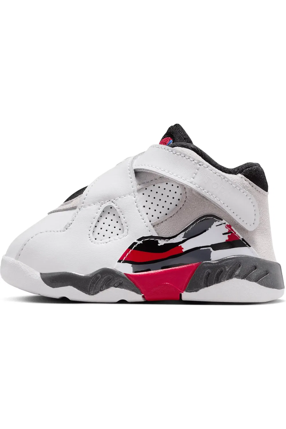 Кроссовки детские ретро Jordan 8 Retro, белый/черный — фото 3