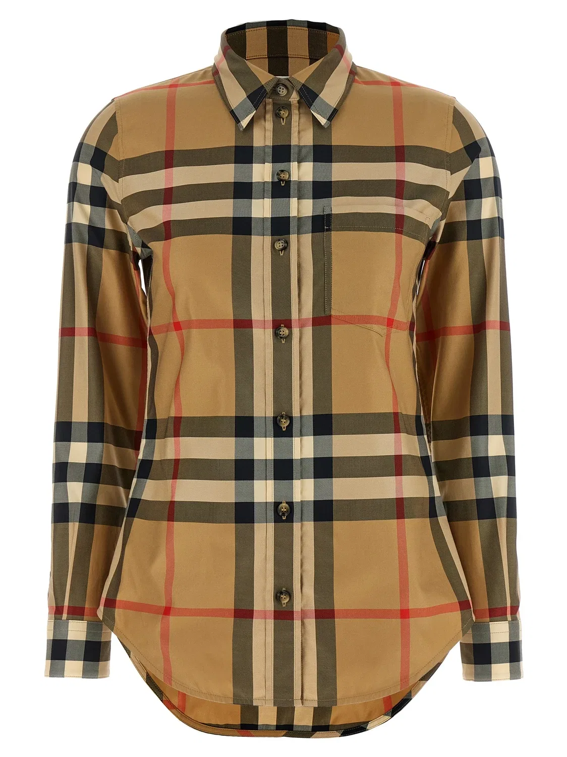 Рубашка Burberry «чибис», женская, бежевый