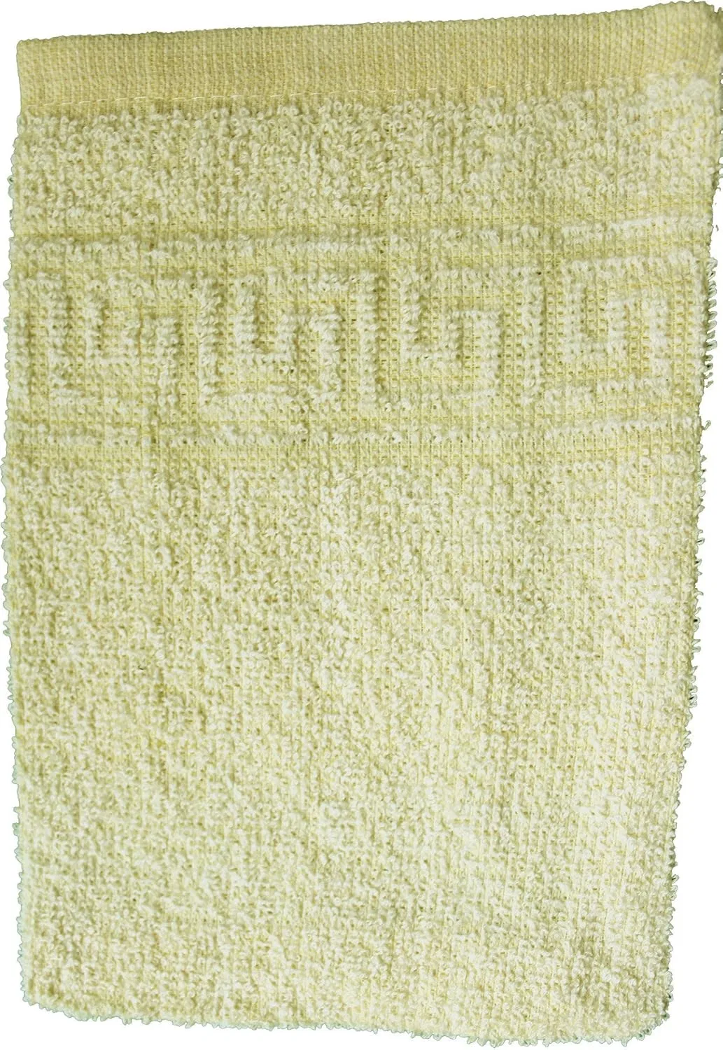 Мочалки для душа махровые, 10 шт, 15x21 см, хлопок/полиэстер, Светло-желтый Kh-Haushaltshandel — фото 2