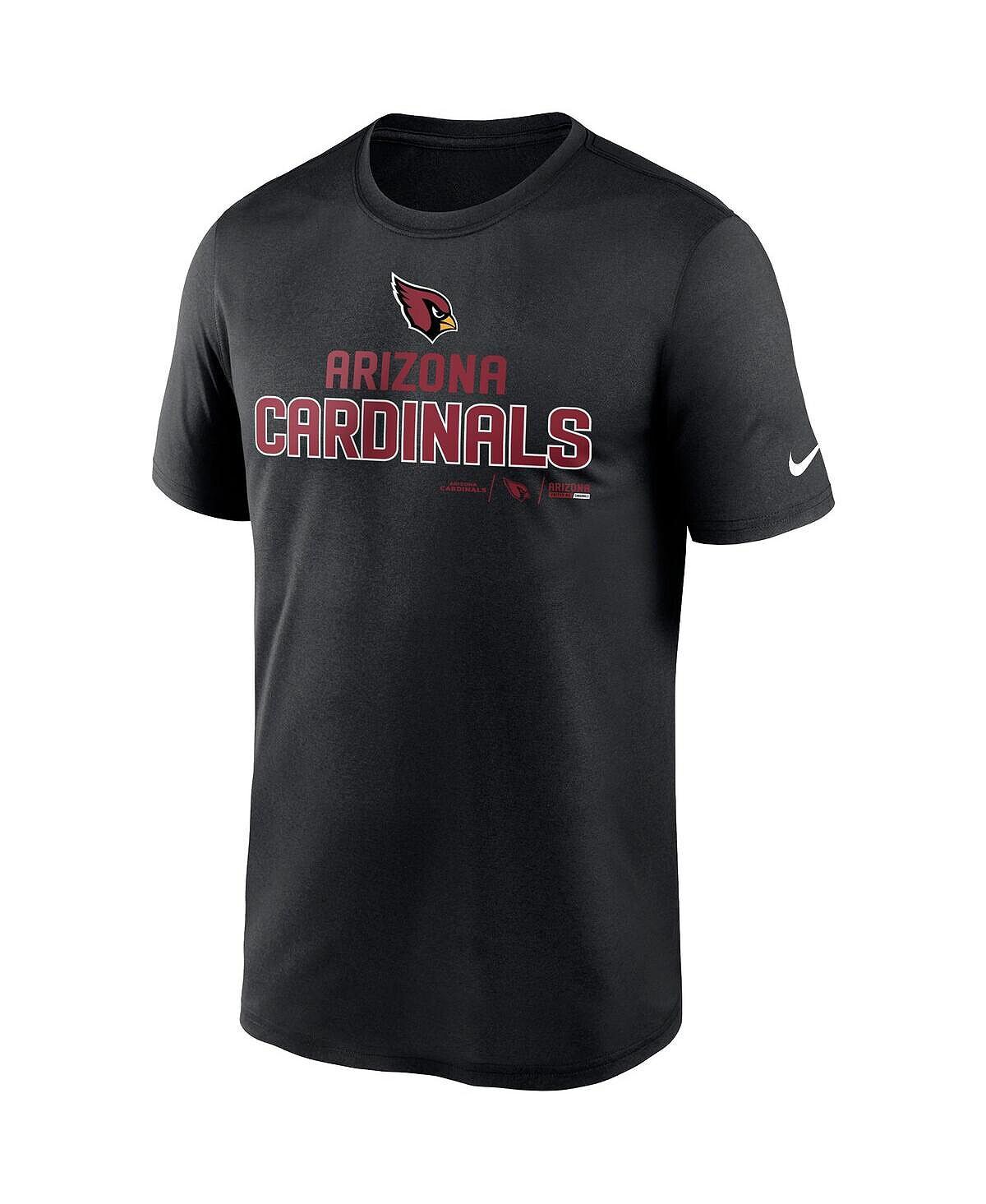 Мужская черная футболка arizona cardinals legend community performance Nike, черный — фото 3