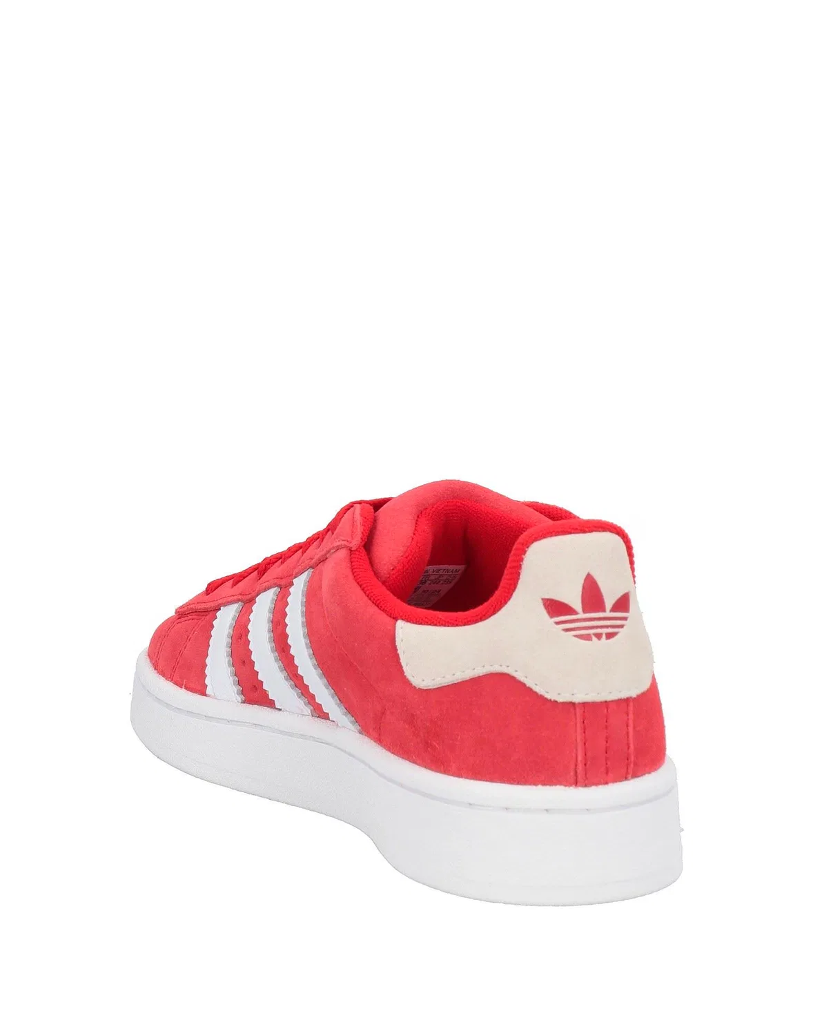 Детские кроссовки для девочек низкие с замшей Adidas, красный — фото 3
