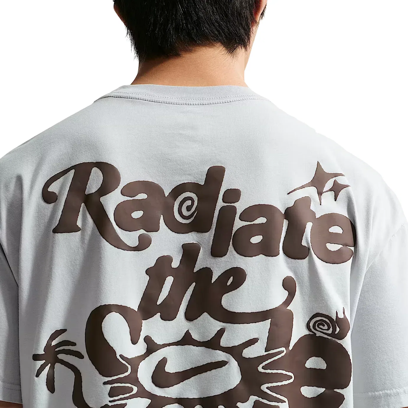 Мужская футболка Sportswear T-shirt Asia Sizing 'Wolf Grey' Nike, Wolf Grey — фото 4