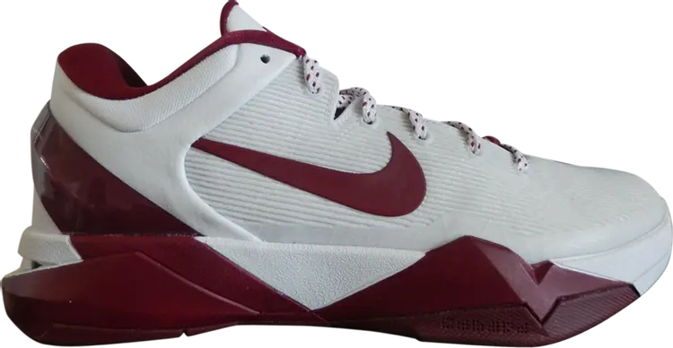 

Кроссовки Nike Zoom Kobe 7 System TB 'White Maroon', белый