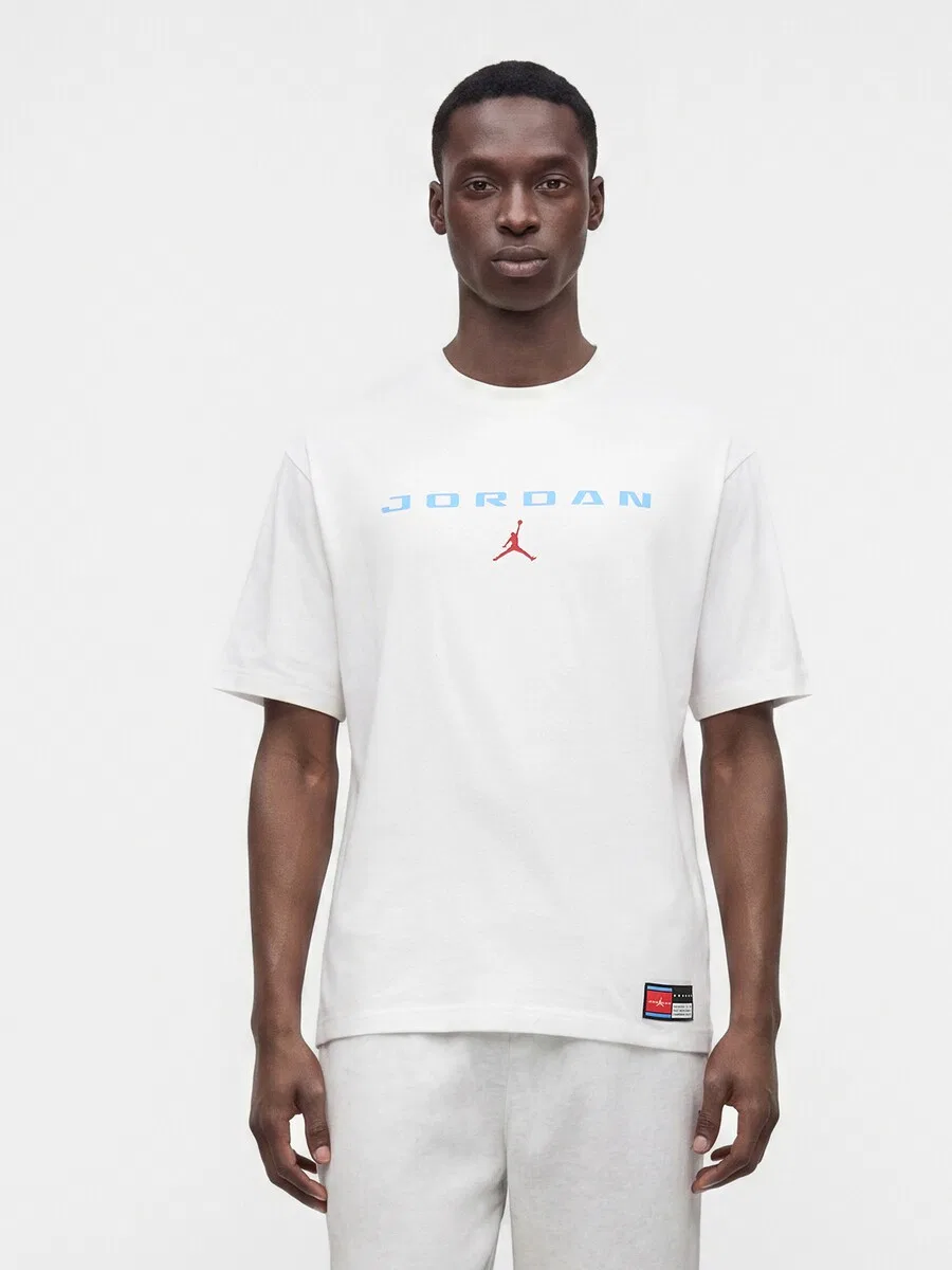 Футболка Jordan 'BRK FC' белого цвета — фото 2
