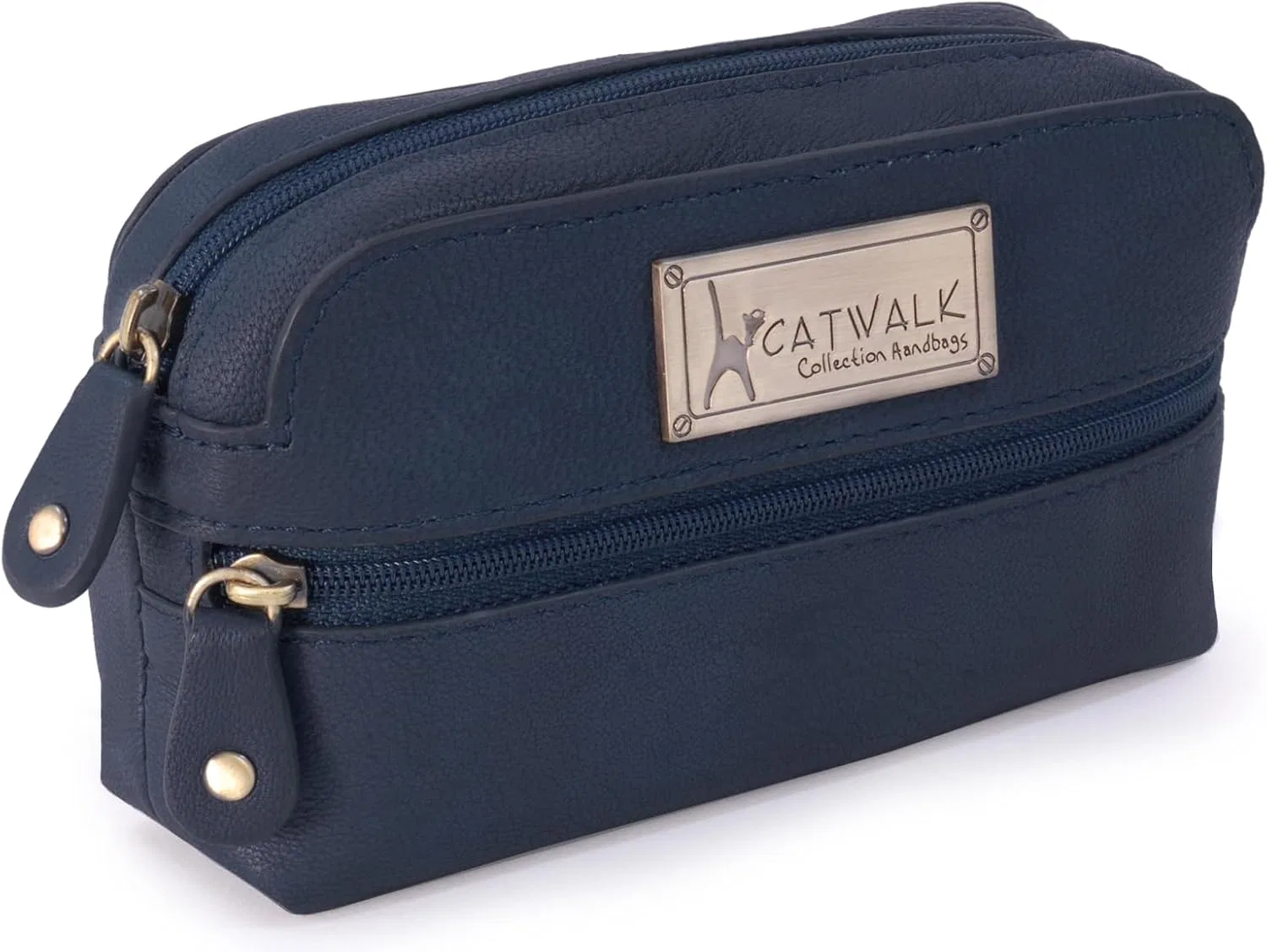 No brand Косметичка из кожи, Savannah, Blue — фото 3