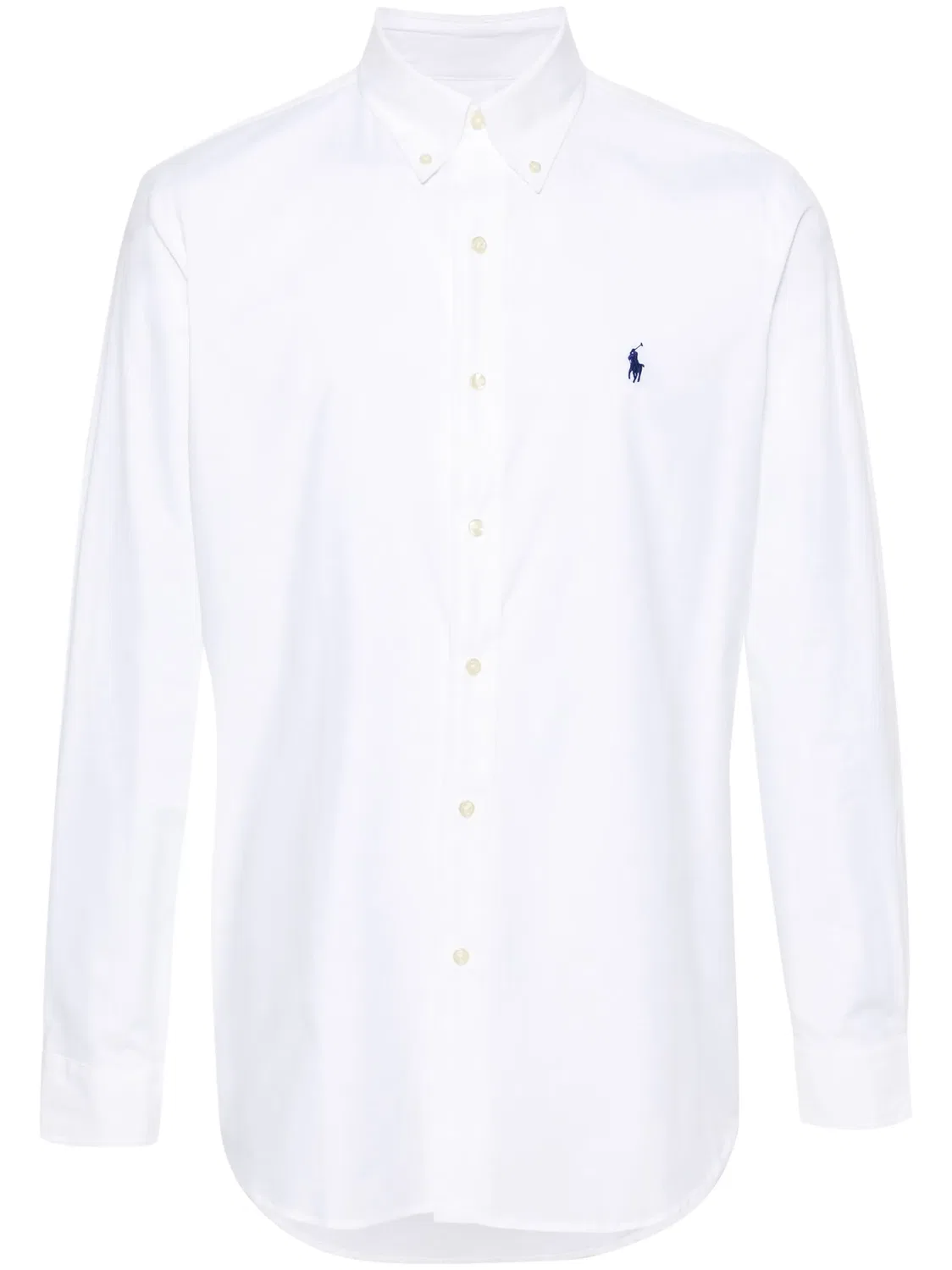 Рубашка из поплина с вышитым значком Polo Pony Polo Ralph Lauren, белый