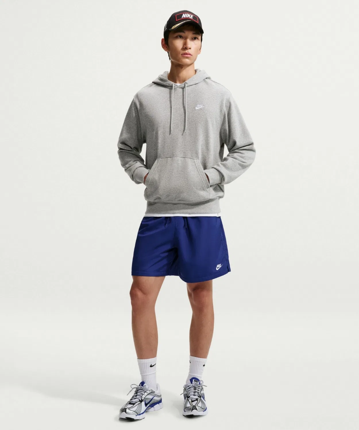 Мужские шорты из тканого материала с принтом Nike Club Woven Flow Deep Royal Blue