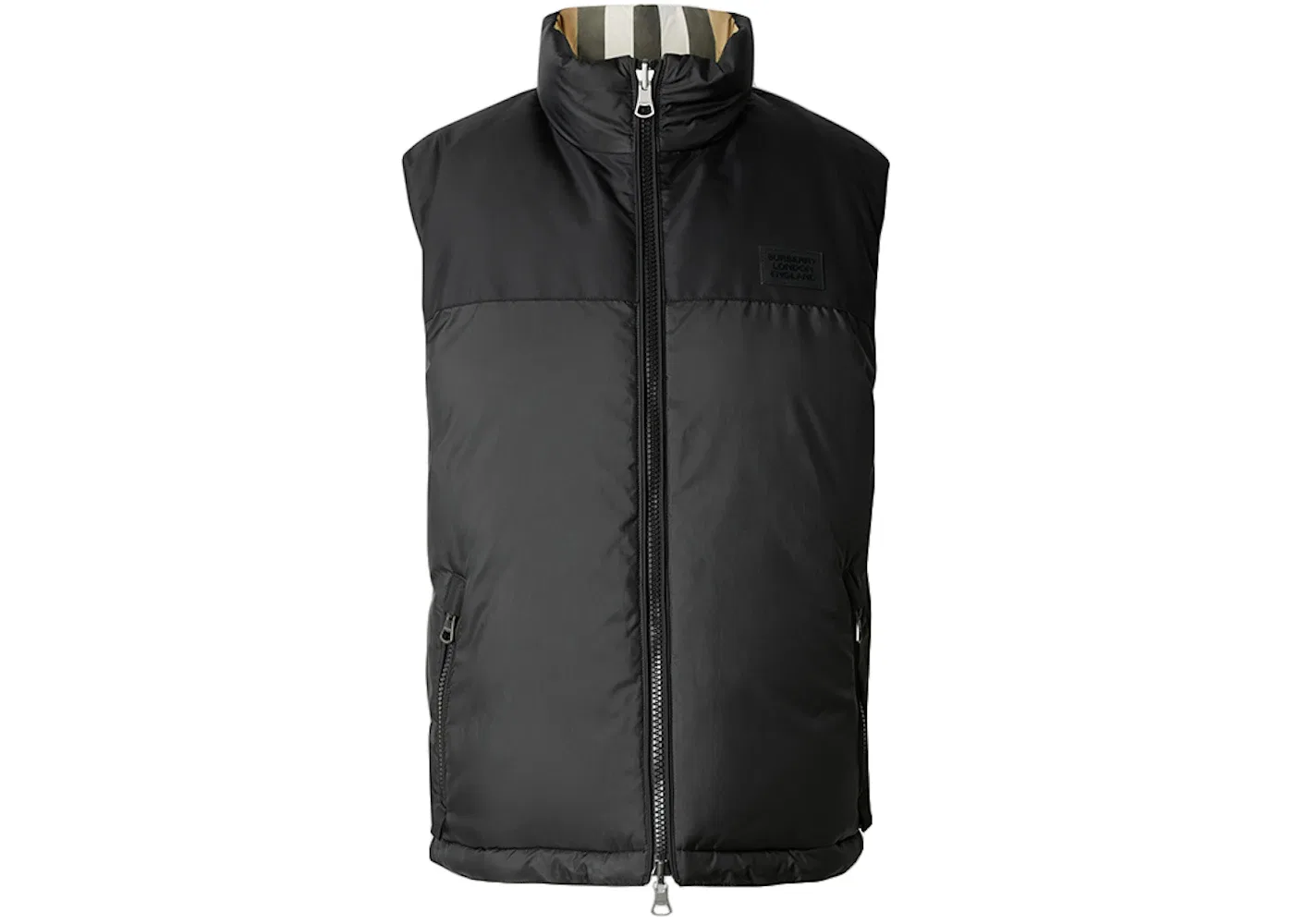Мужской жилет с принтом Burberry Gilet, Archive Beige/Black — фото 2