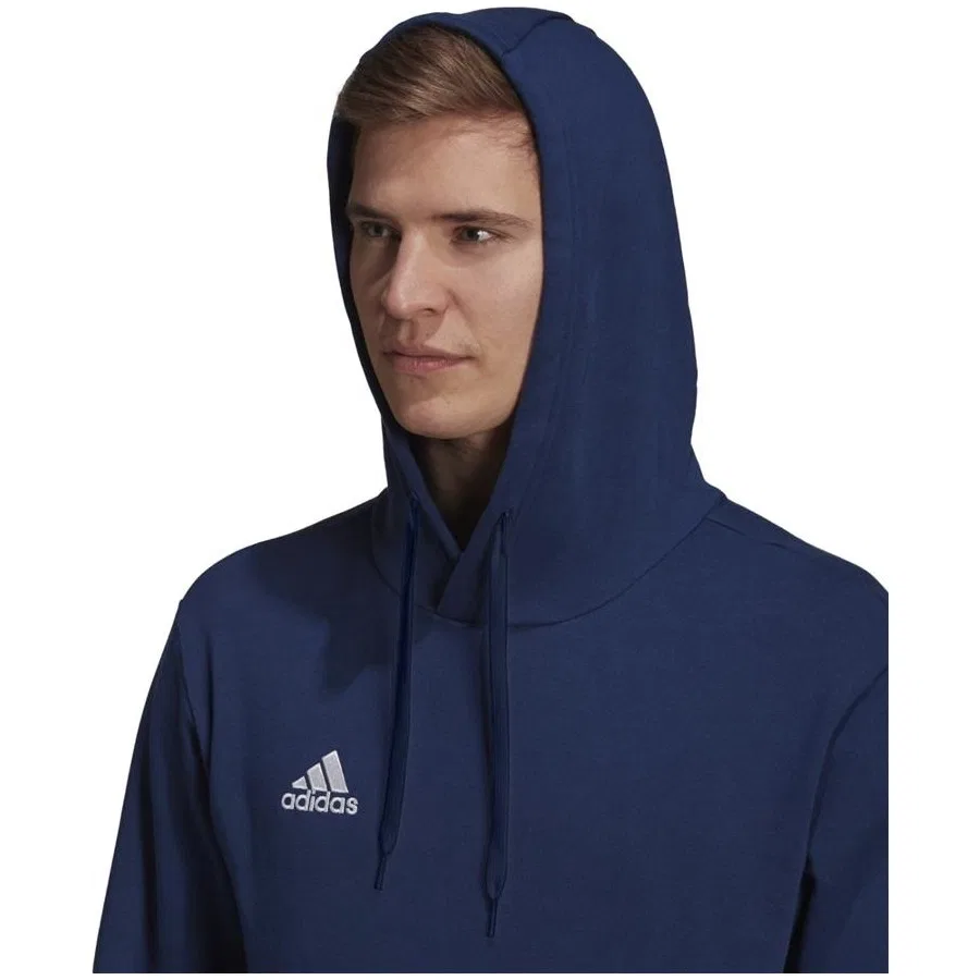 Мужской свитшот с капюшоном Entrada 22 adidas, Темно-синий — фото 3
