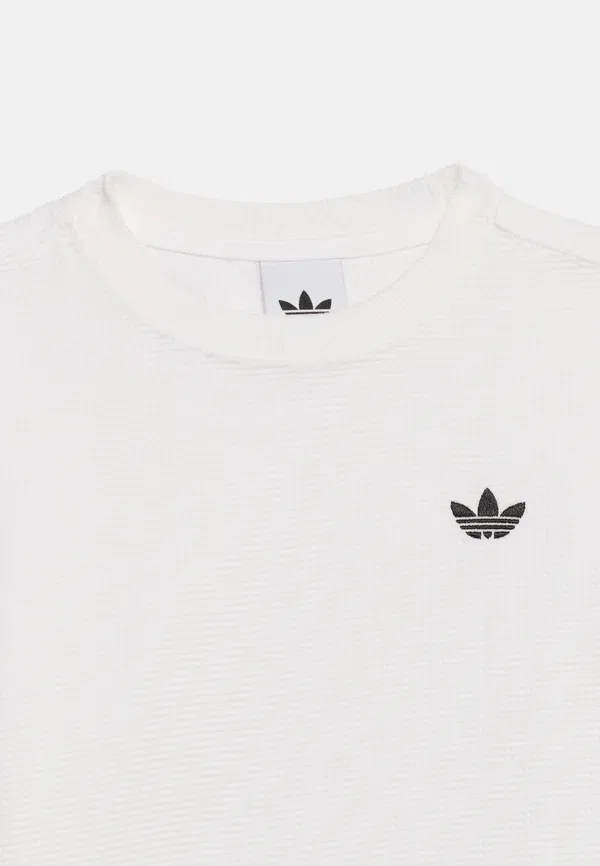 Детская футболка унисекс - базовая футболка Adidas Originals, белый — фото 3