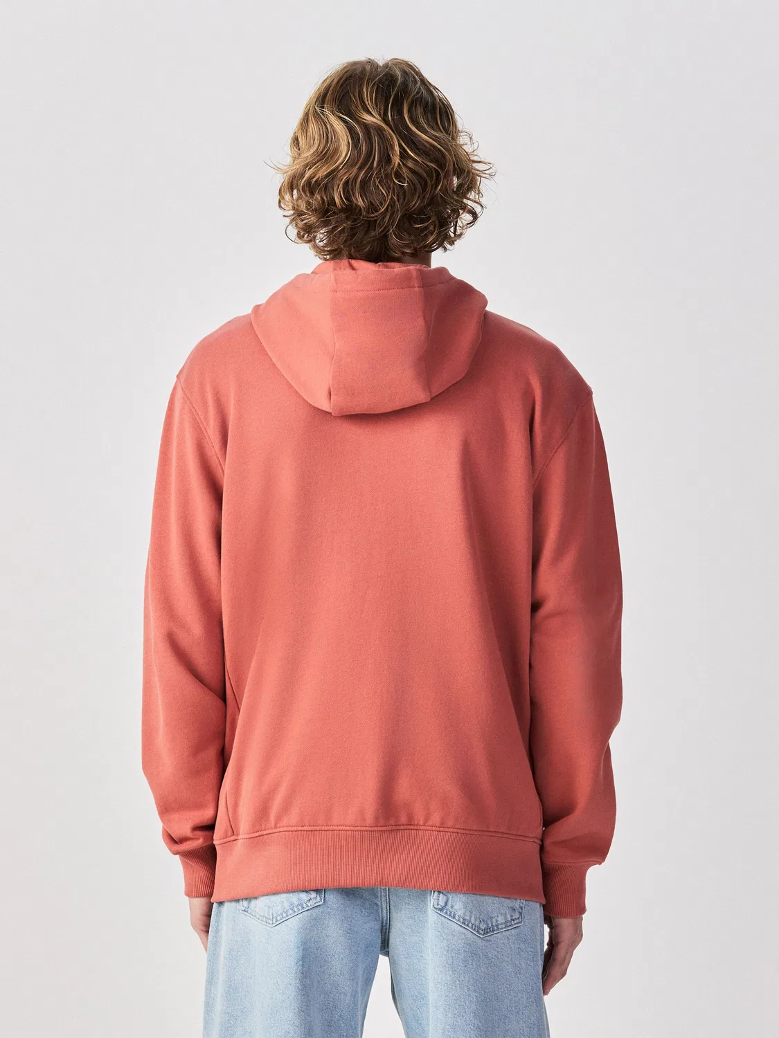 Худи Lightweight Jersey Zip Through Next, Light Orange — фото 3