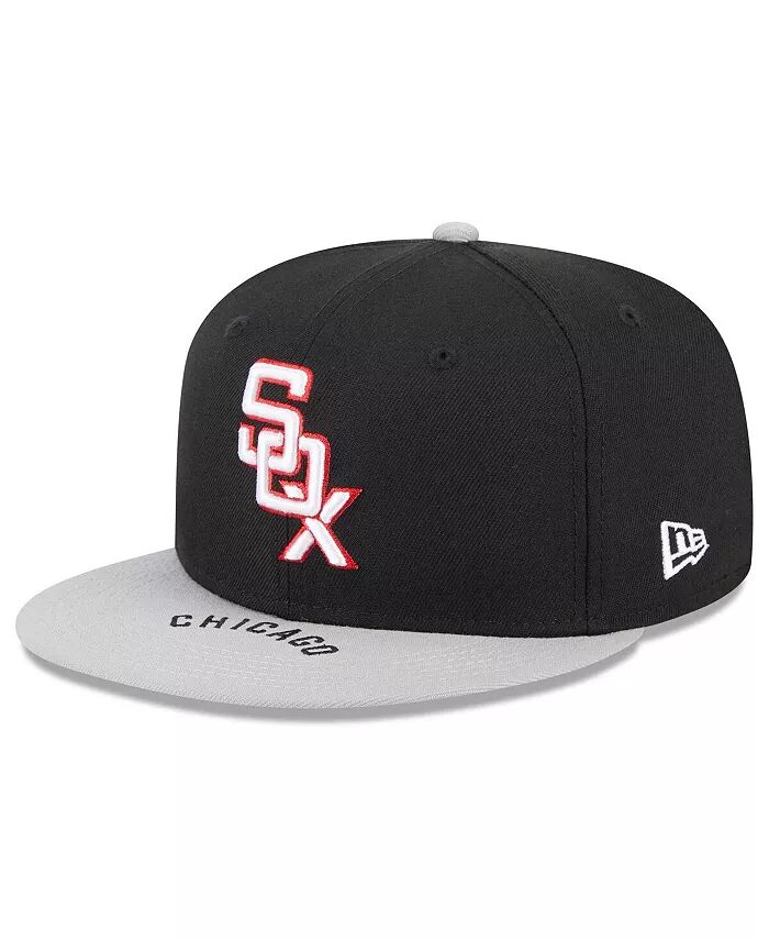 

Мужская черная, серая бейсболка Chicago White Sox On Deck 59FIFTY Fitted Hat New Era