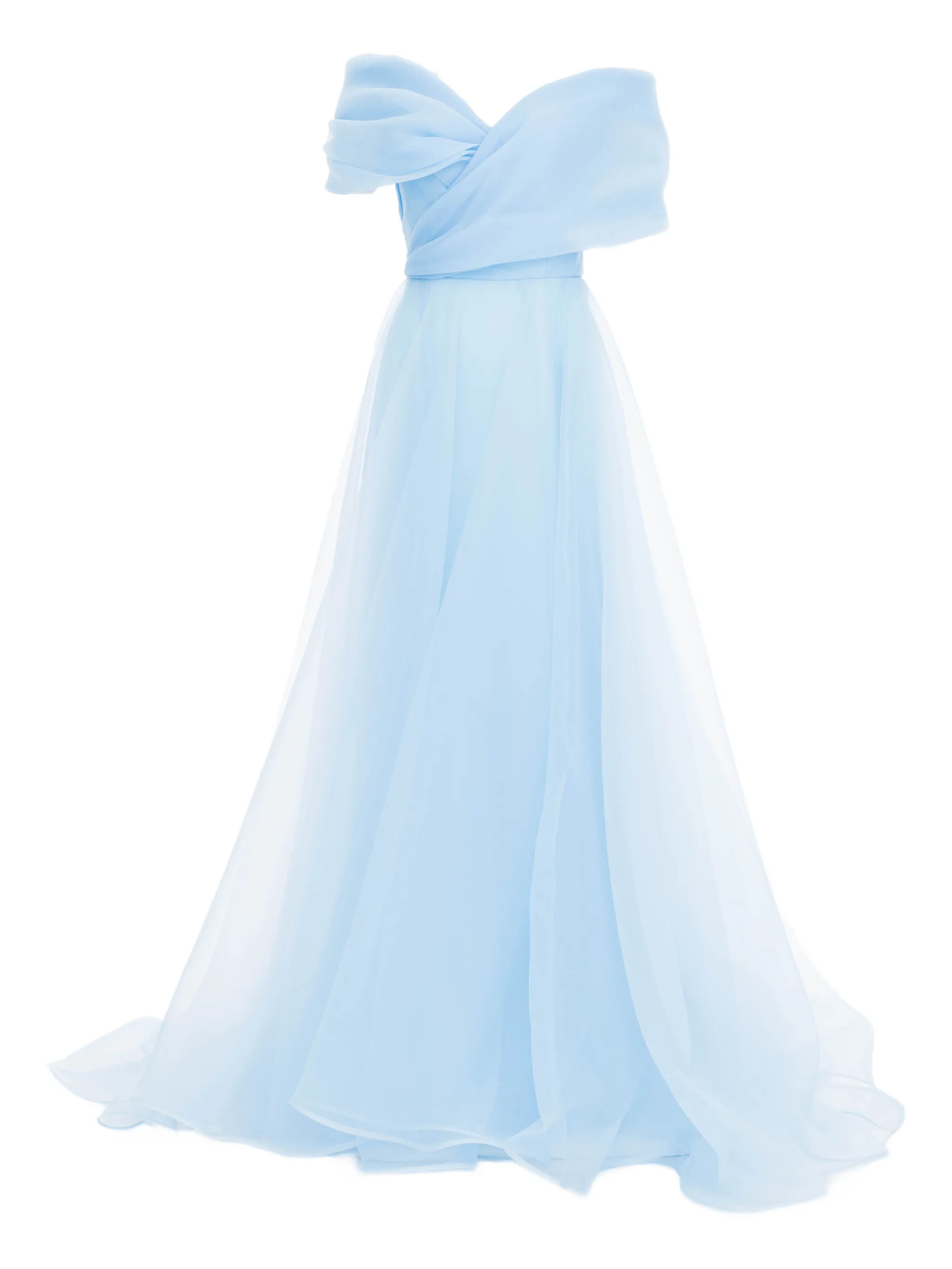 

Вечернее платье с открытыми плечами Ana Radu, синий