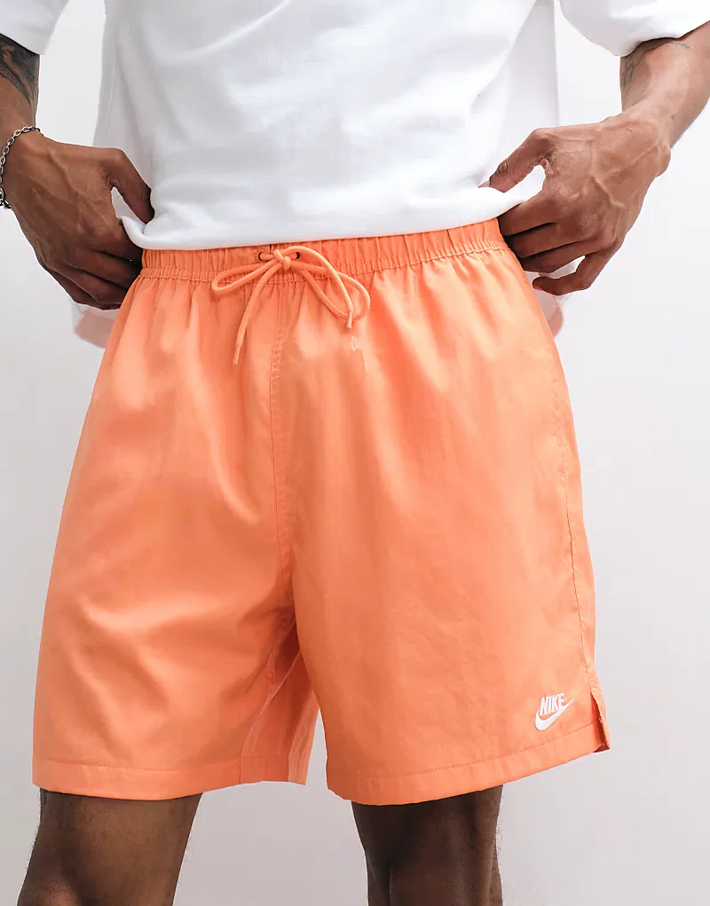 Шорты Nike Club Woven оранжевого — фото 3