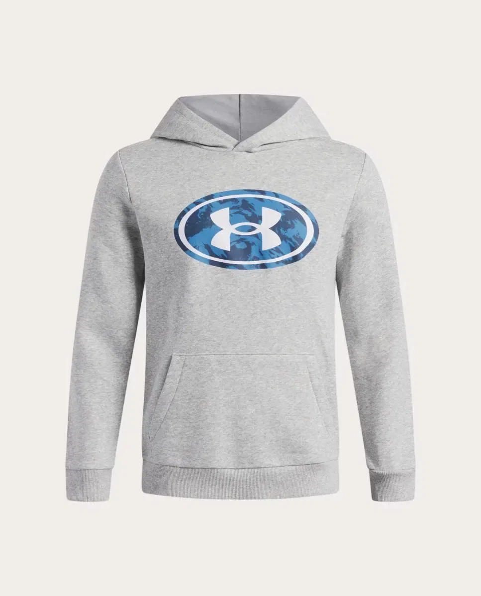 Детское худи для мальчиков из флиса Under Armour, Gris Medio