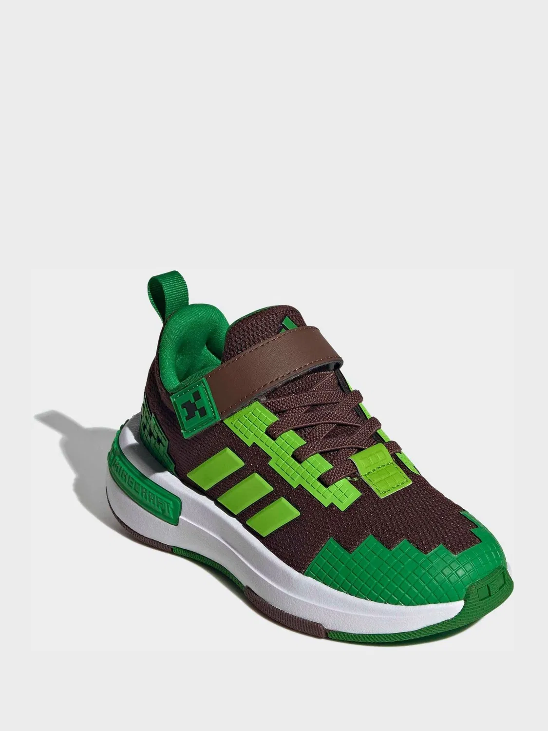 Кроссовки с эластичной шнуровкой adidas Minecraft Pro, коричневый — фото 4
