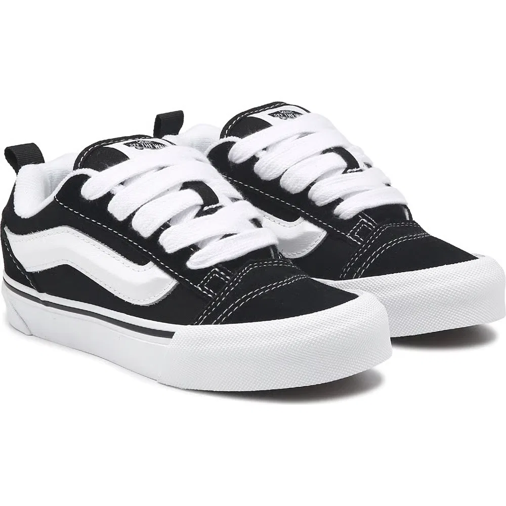 Детские скейтерские кроссовки Knu Skool Vans, Black/True White