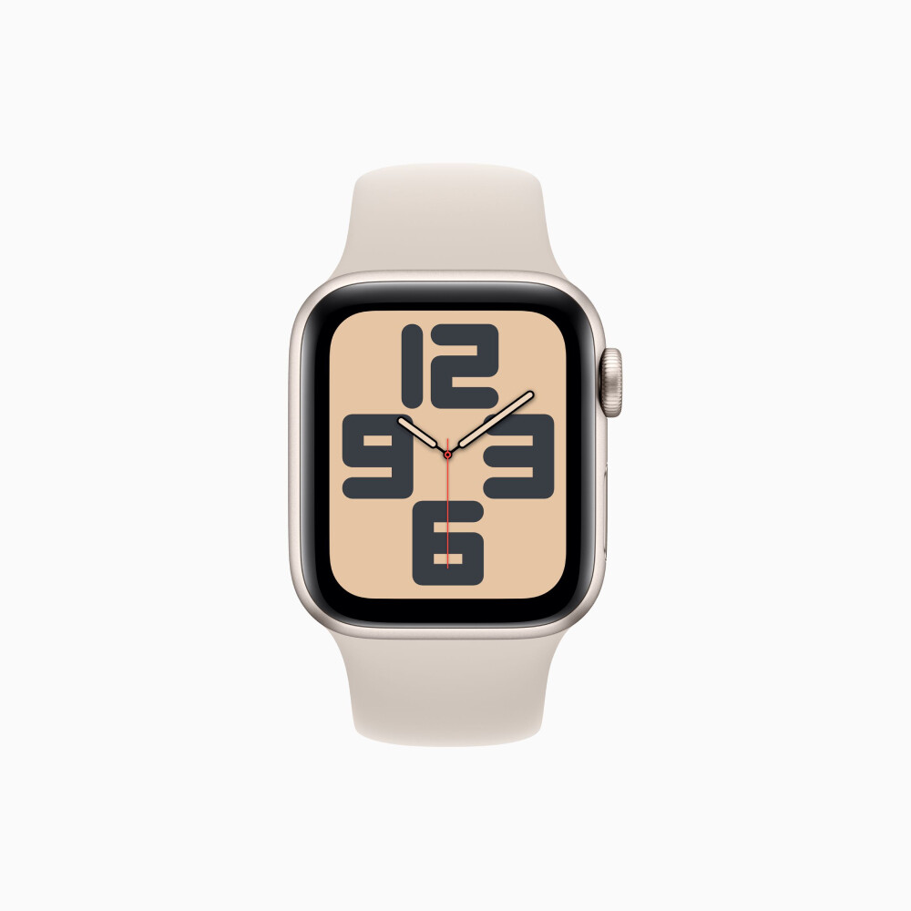 Умные часы Apple Watch SE Gen 2 2023 (GPS + Cellular), 40 мм, Starlight Aluminum Case/Starlight Sport Band - S/M — фото 2