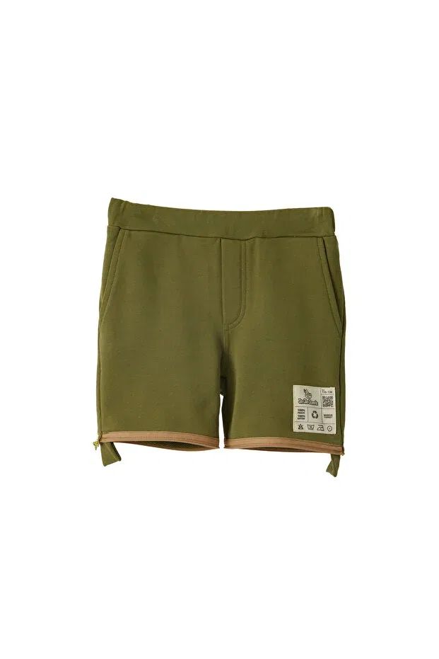 Детские спортивные штаны для девочек с регулируемым поясом Jayjayjumpie, Khaki Frog