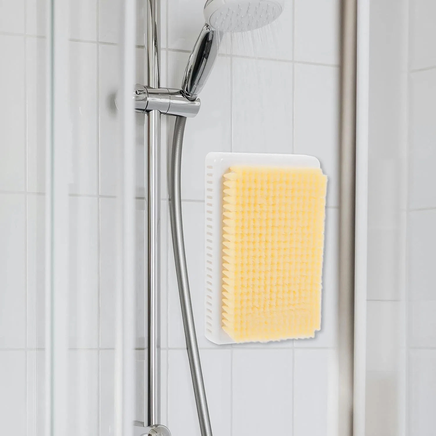 Щетка для тела для душа, настенная, BATHVEVE, 30x20x6 см, Бежевый — фото 4