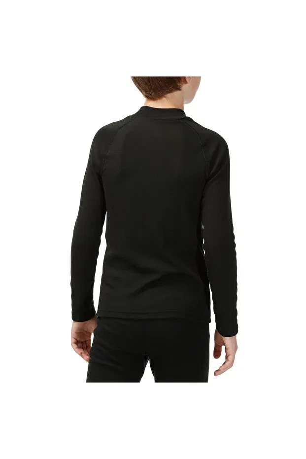 Детское термобелье для мальчиков с длинным рукавом Decathlon, Black — фото 4