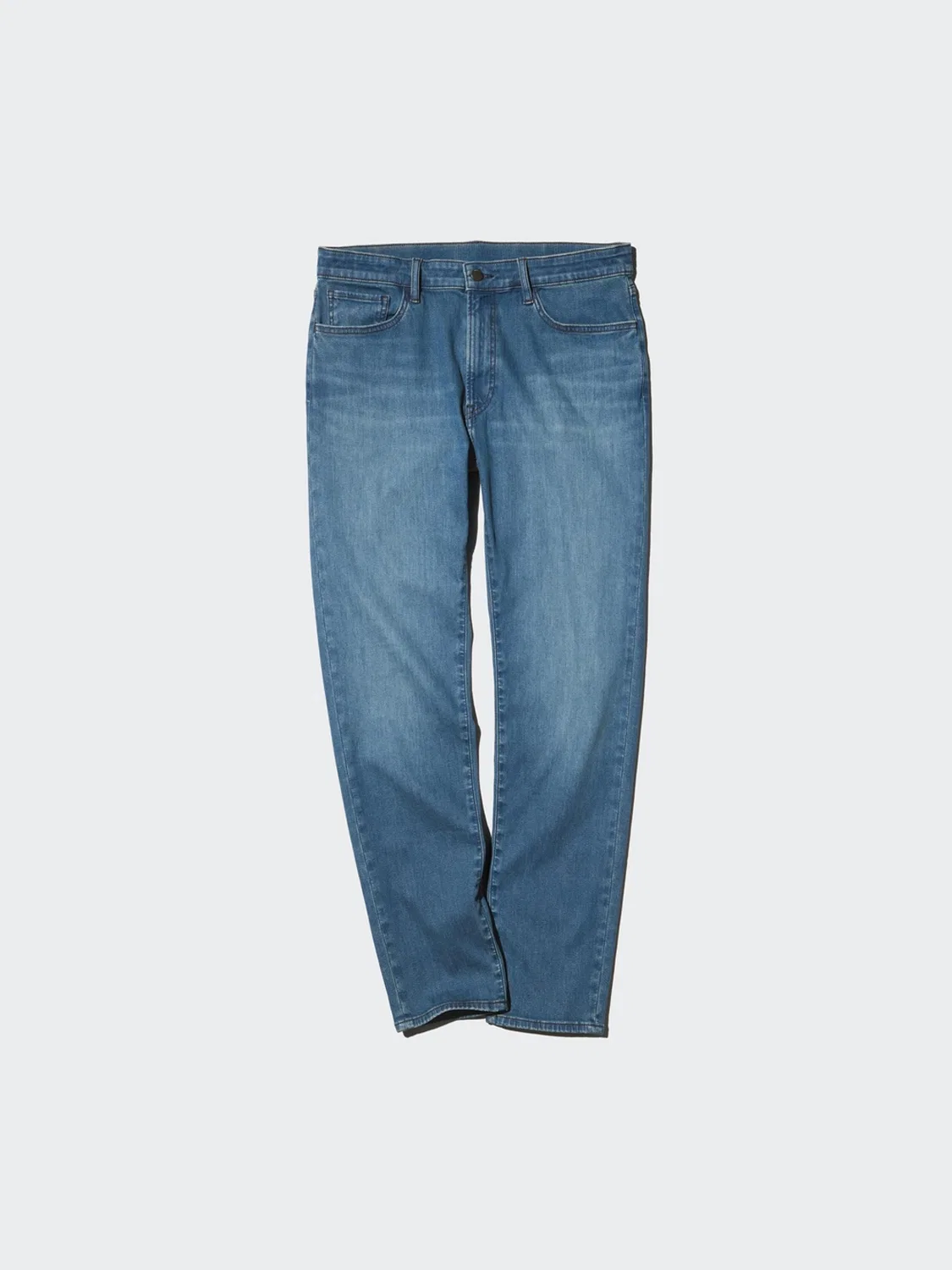 Джинсы удлиненные EZY DENIM Uniqlo, голубой — фото 3