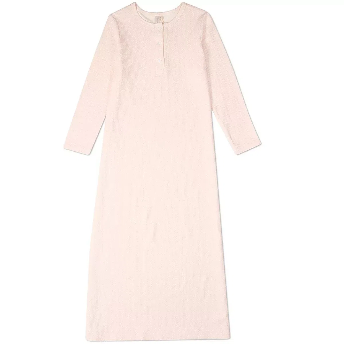 Детская ночная рубашка с длинным рукавом MiniMoi, Barely Pink